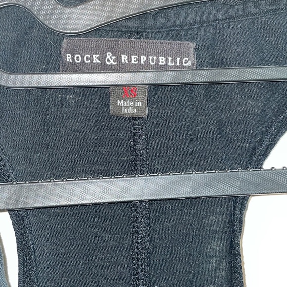 ⚡️⚡️Rock & Republic XS Womens Floral Sequin Design Tank Top - Picture 3 of 4